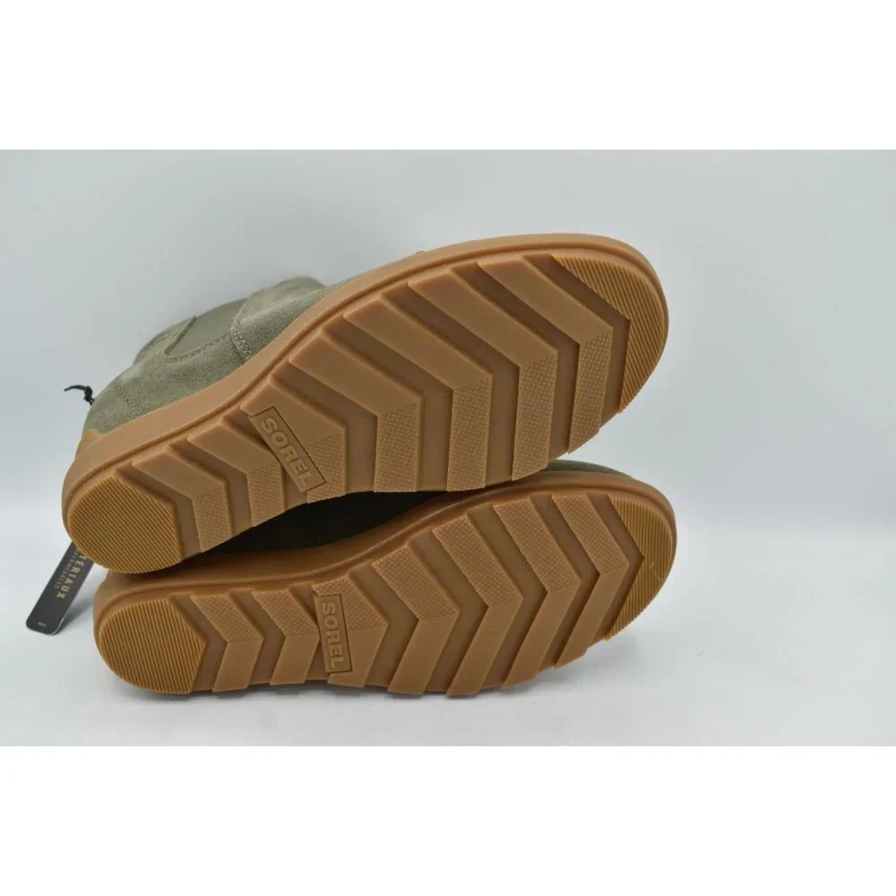 Sorel Womens Size 7.5 Evie II Chelsea Waterproof Stone Green Booties Boots Shoes - Picture 10 of 13